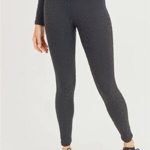 Mono B Charcoal Leopard Leggings